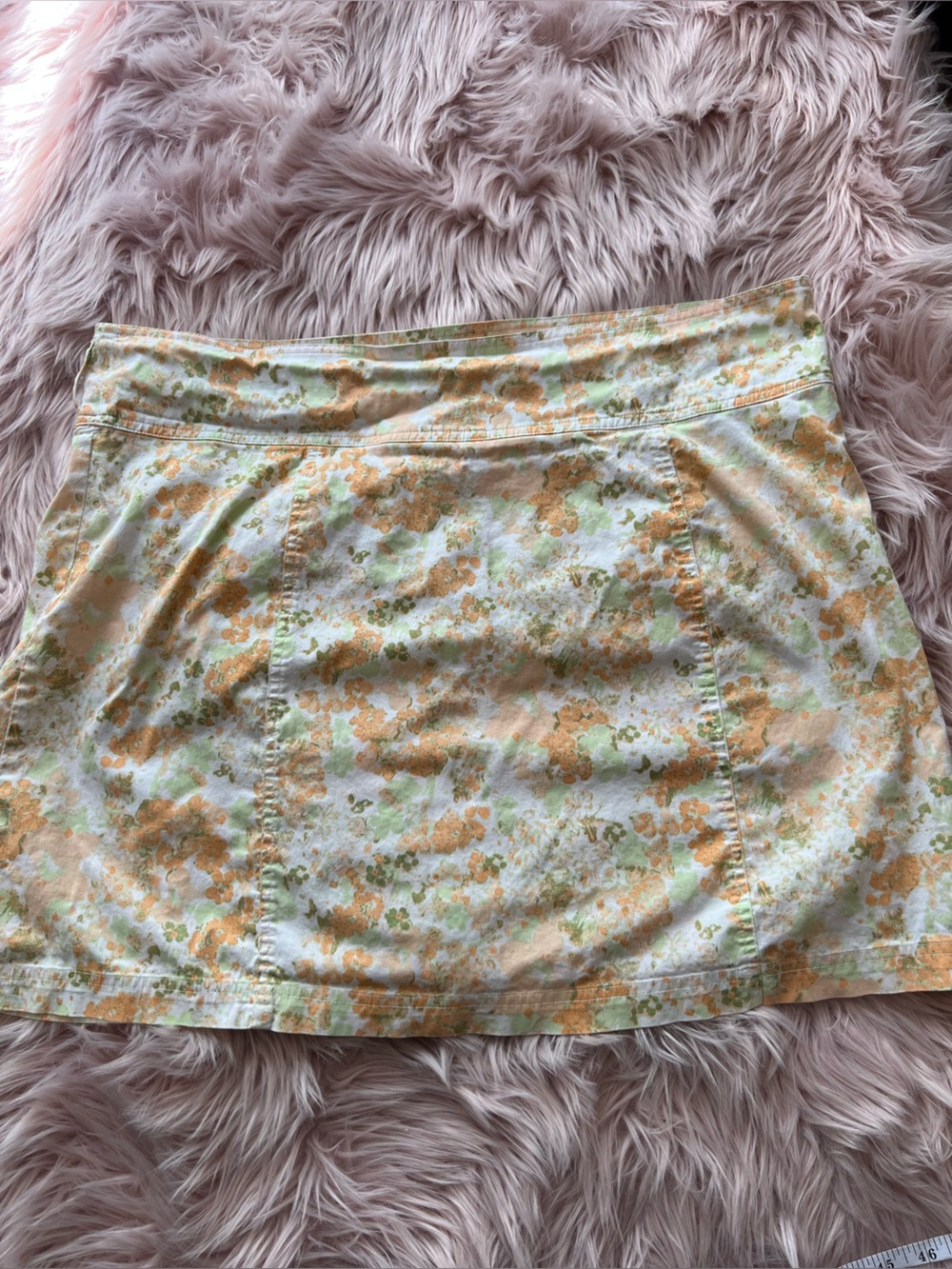 Vintage Jessica Plus Size Floral Skort 18W 98% Cotton